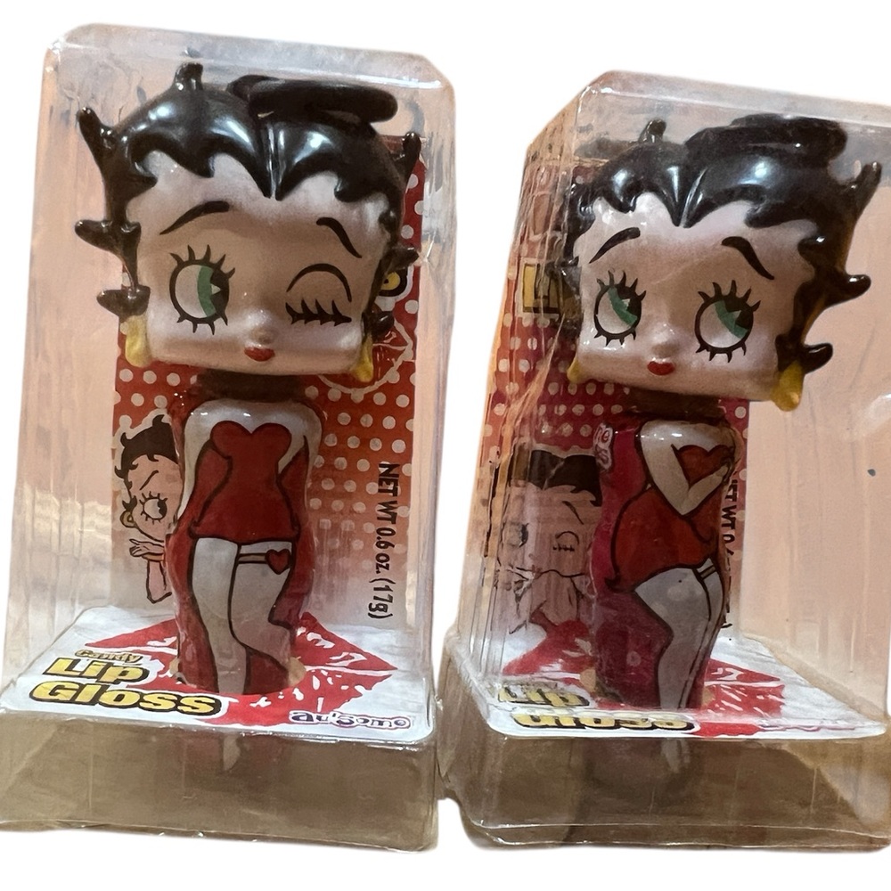 Betty Boop Red and Black Lip Gloss Decor